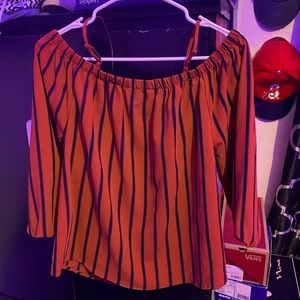 Off The Shoulder Shirt Size Medium